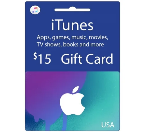 iTunes Gift Card 15 USA - без комиссии