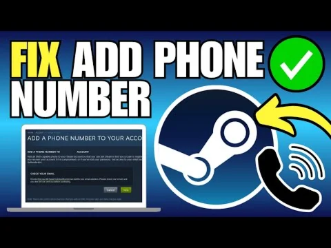 Linking a phone number to your Steam account