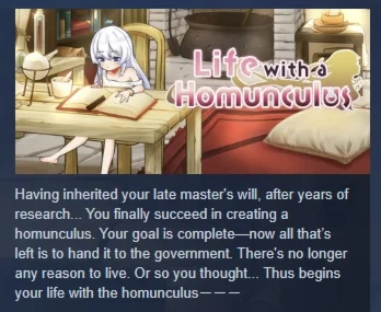 Life with a Homunculus АВТОДОСТАВКА STEAM РОССИЯ