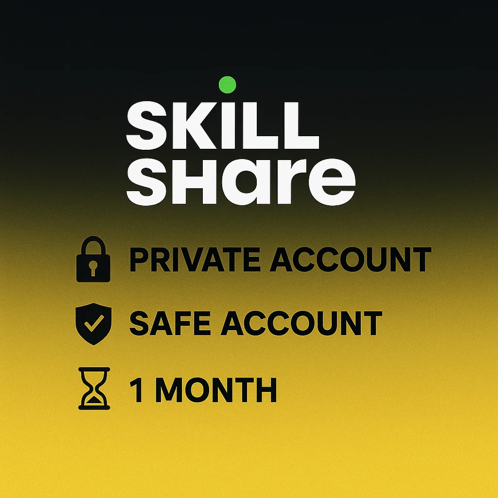 SkillShare Premium Личный аккаунт 1 месяц
