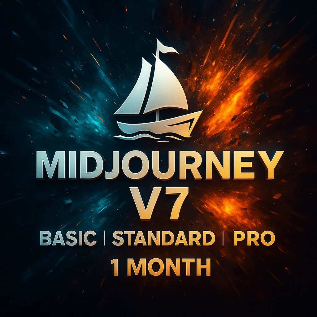MIDJOURNEY V7 ПОДПИСКА BASIC/STANDARD/PRO 1 МЕСЯЦ