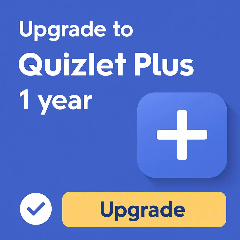 Quizlet Plus Подписка на 1/12 месяцев для вашего акка