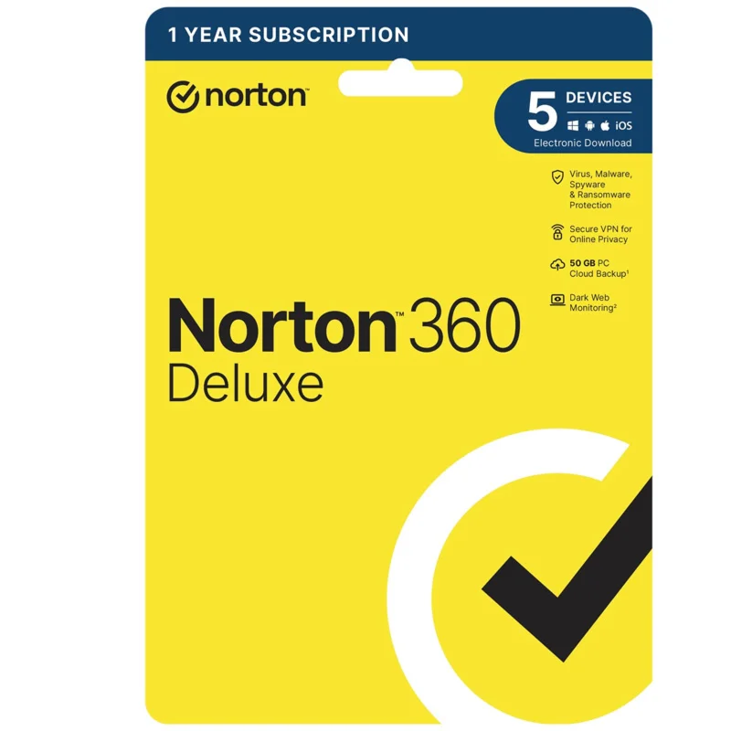 Norton 360 Deluxe 5 devices / 90 дней Global
