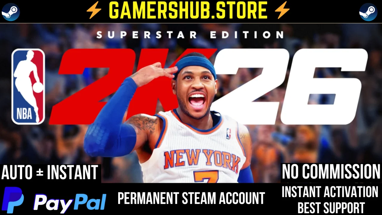 NBA 2K26 SUPERSTAR EDITION EARLY ACCESS STEAM + PAYPAL