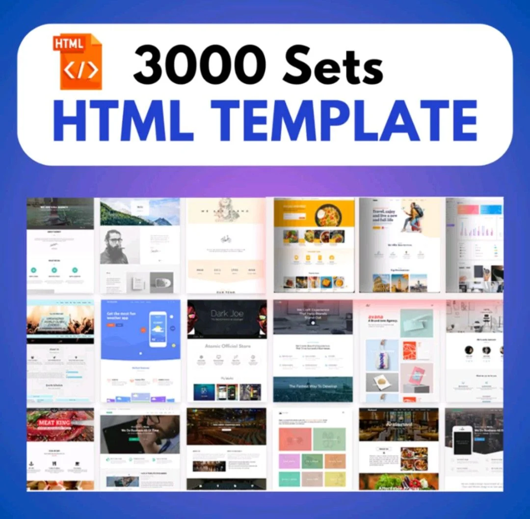 3000+ Премиальный набор шаблонов HTML CSS и JS