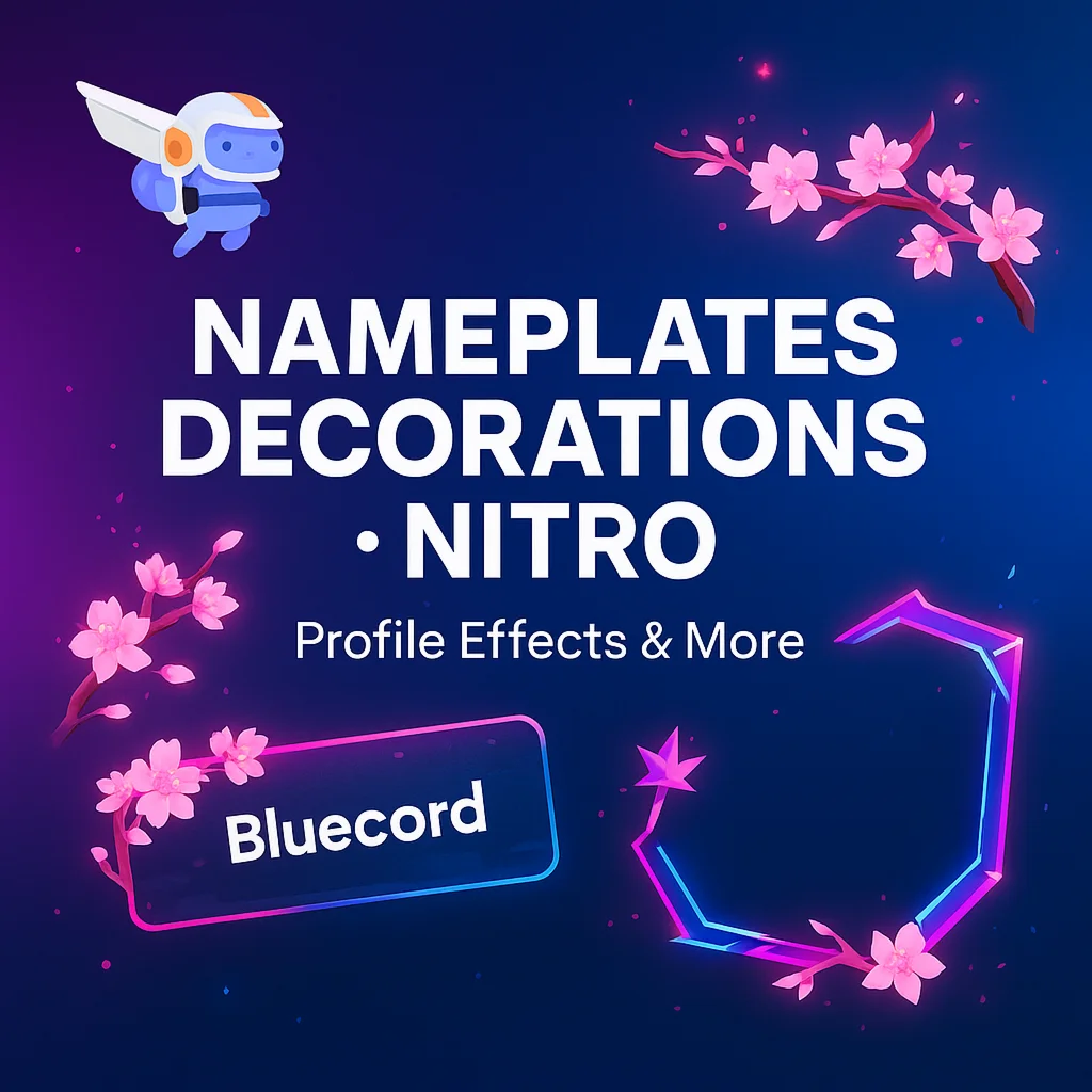 DISCORD УКРАШЕНИЯ ЭФФЕКТ ПРОФИЛЯ НИТР