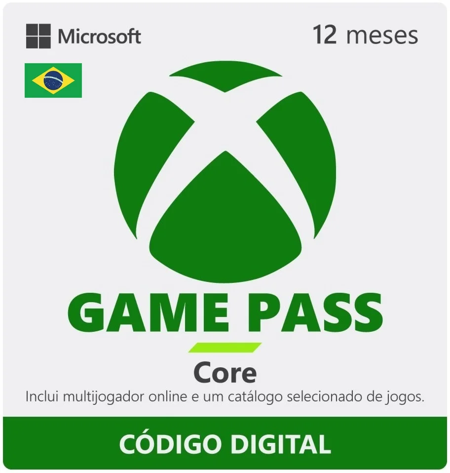 KEY BRAZIL Xbox Game Pass CORE 12 месяцев #мгновенно
