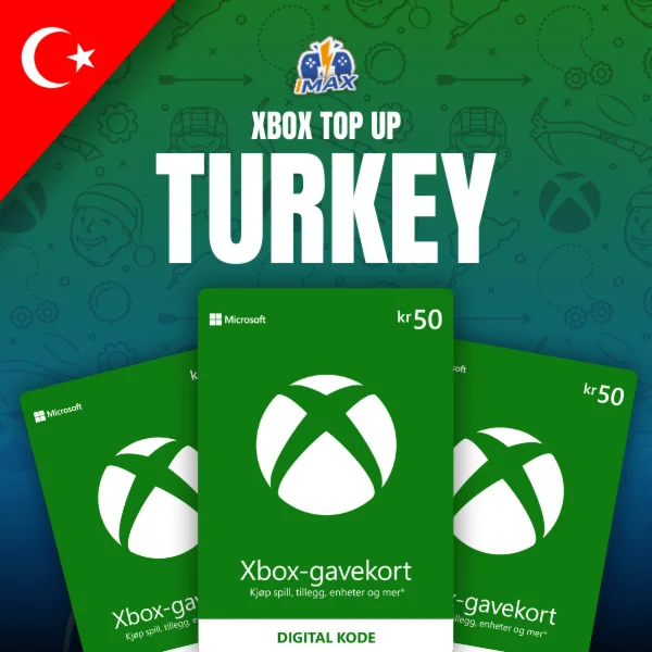 Xbox Trkiye Gift Card 25TL 50TL 100TL 300TL