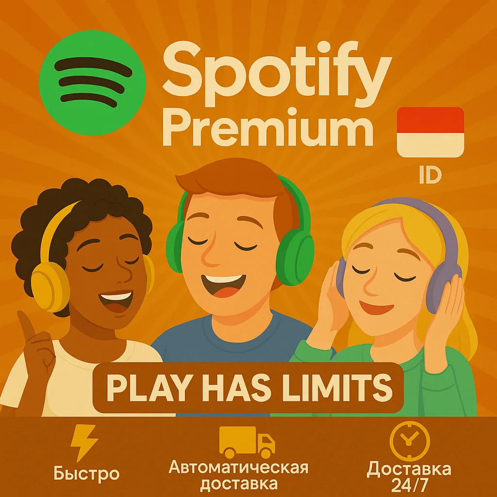 Spotify Premium - 6 месяцев подписки ID
