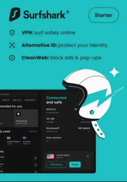 Surfshark VPN 2-Months Trial Key GLOBAL