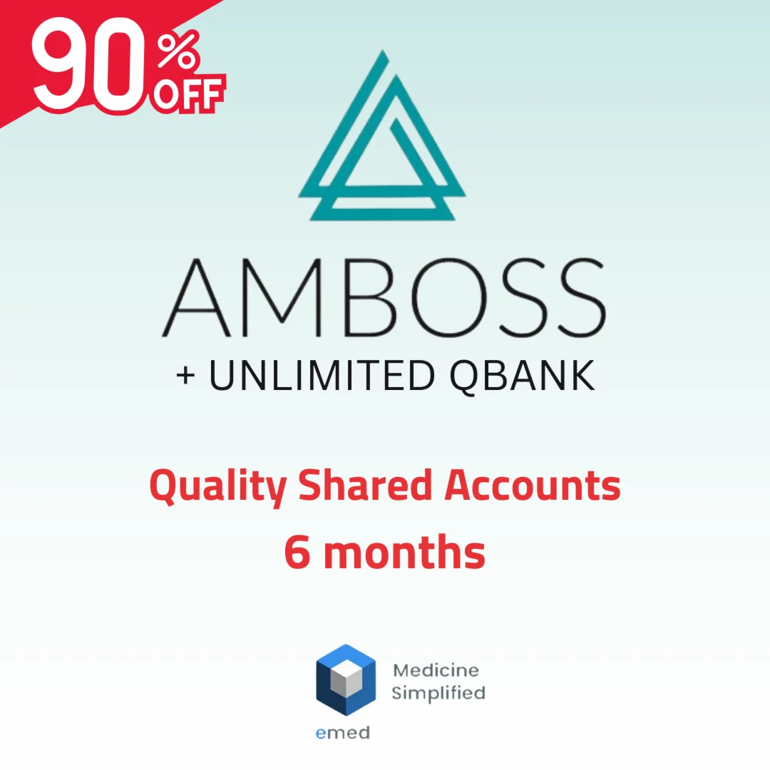 Amboss + Unlimited Q-Bank Shared 3-6 месяцев