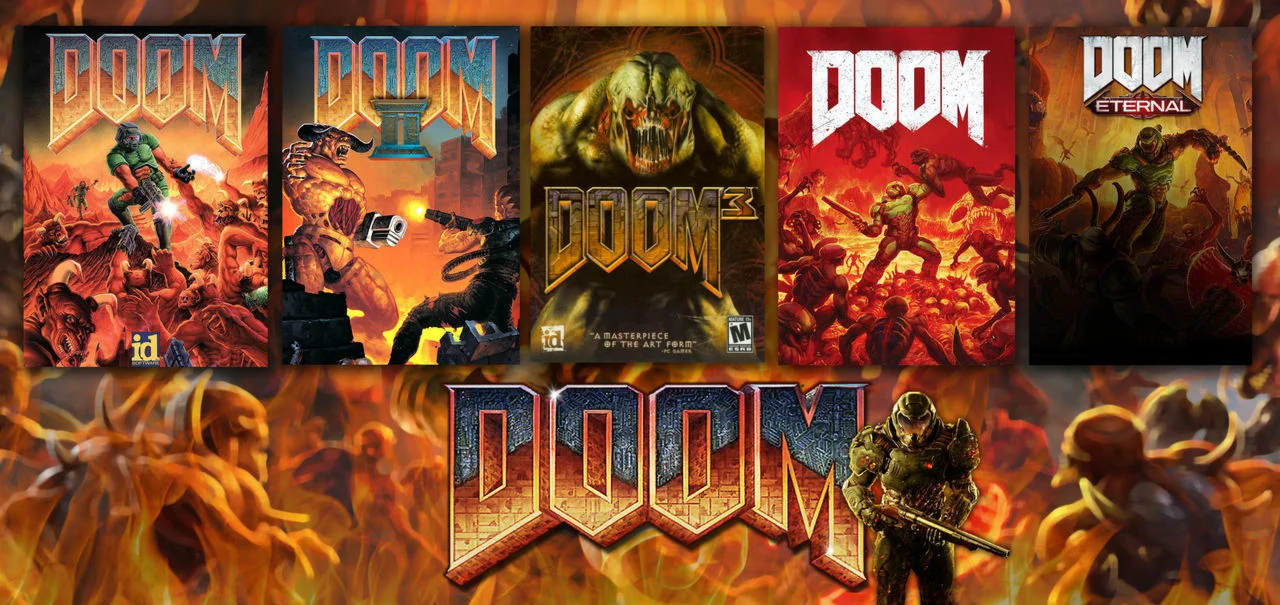 DOOM + DOOM 3 + DOOM 64 + DOOM 1993 + DOOM II
