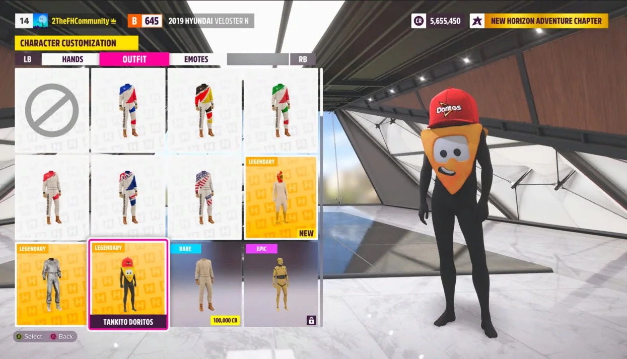 Forza Horizon 5 Костюм Tankito Doritos XBOX Ключ +