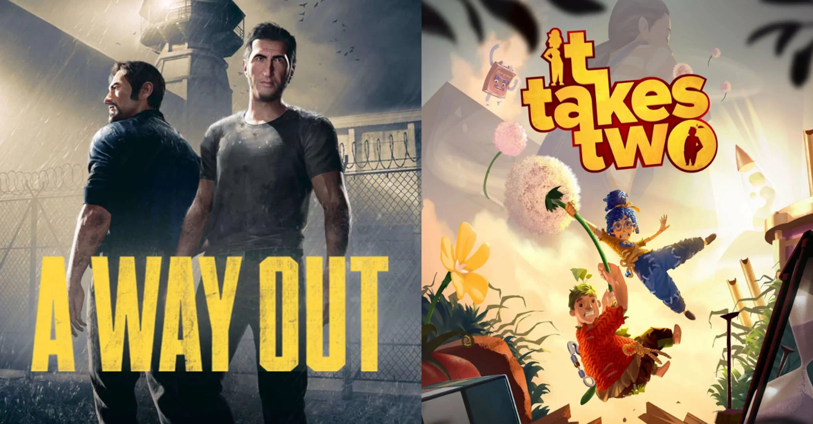 A Way Out + It Takes Two STEAM Аккаунтна 90 дней