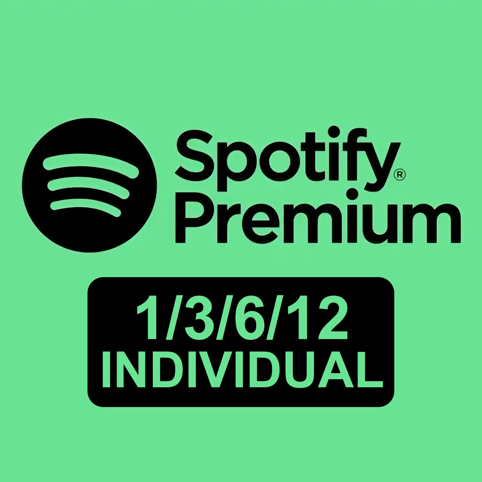 1/3/6/12 SPOTIFY PREMIUM INDIVIDUAL НА ВАШЕМ АККАУНТЕ