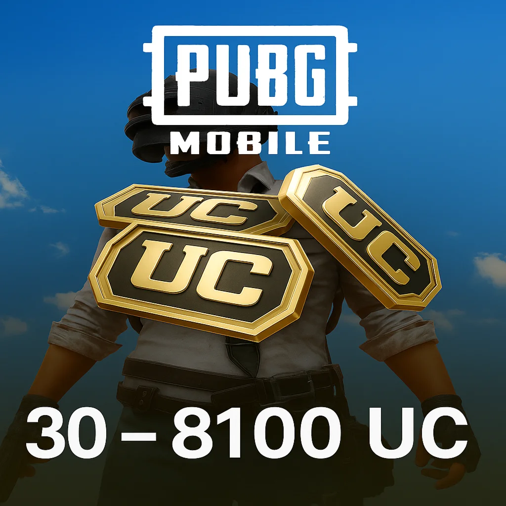 PUBG MOBILE 608100 UC ПРОПУСКИ НАБОРЫ по ID