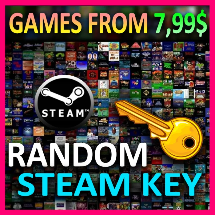 STEAM RANDOM KEY ИГРЫ ОТ 799 REGION FREE