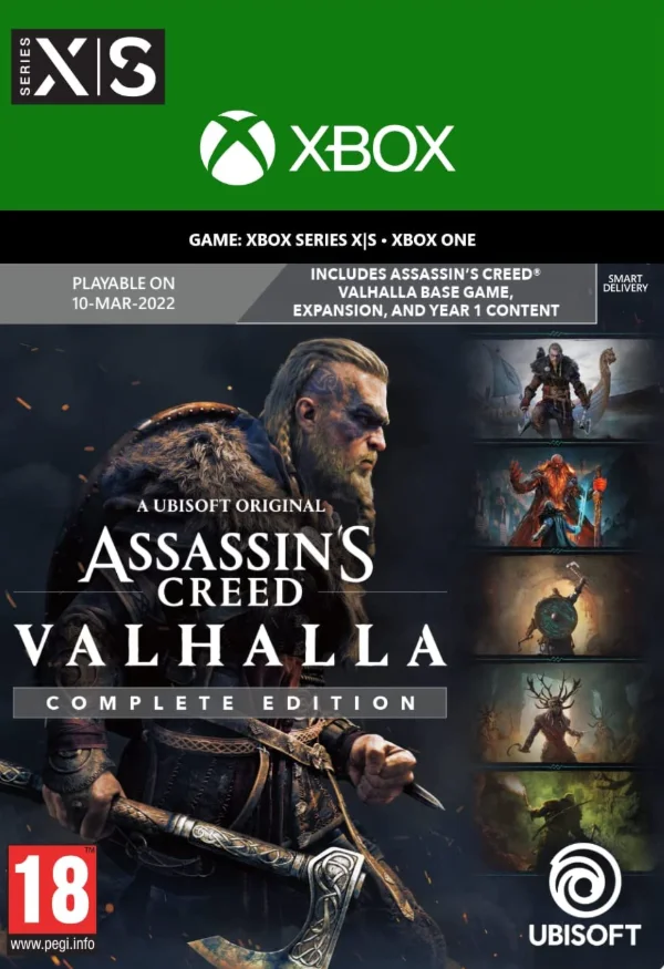 ASSASSINS CREED VALHALLA COMPLETE EDITION XBOX КЛЮЧ