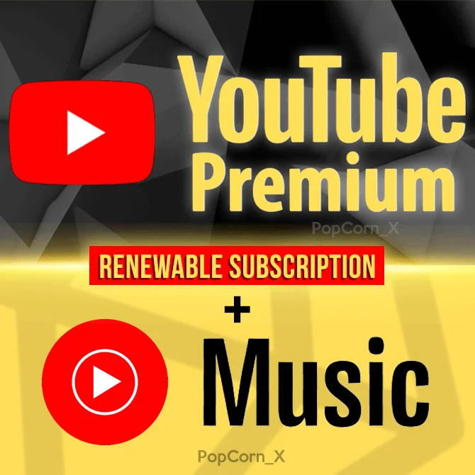 YouTube PREMIUM + MUSIC НА ВАШ АККАУНТ