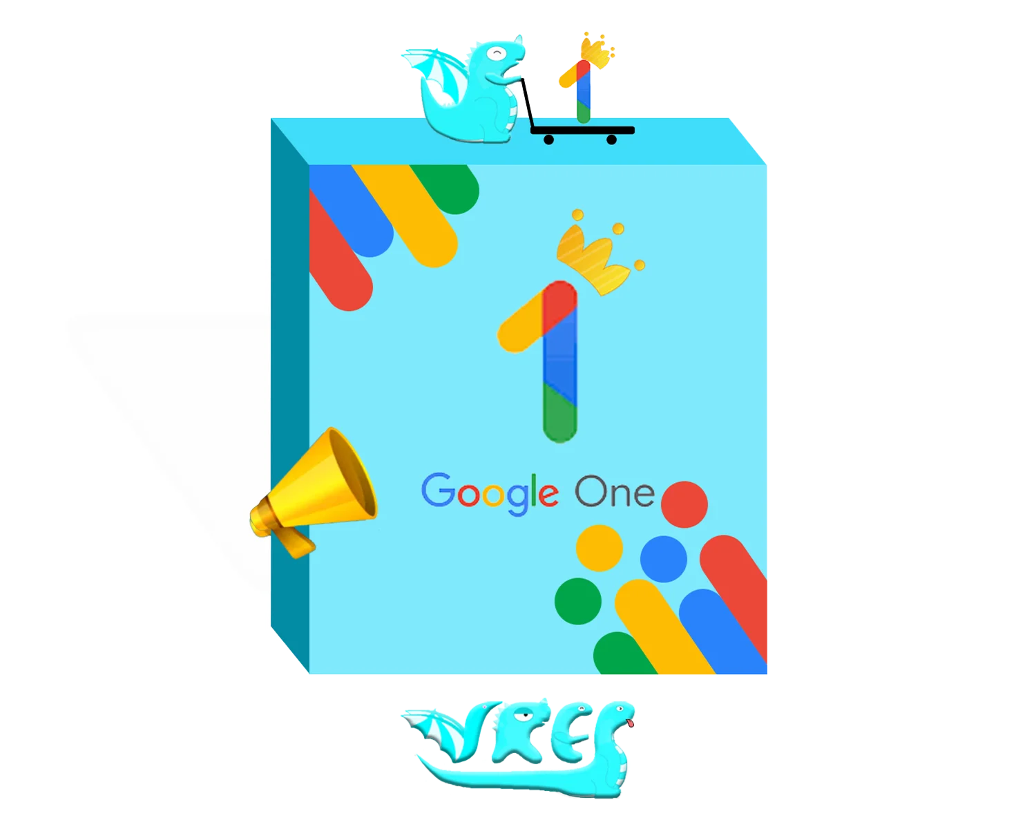 Google One + Google Drive + Google Photos + Gmail