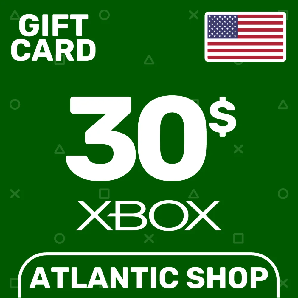 Карта Пополнения Xbox 30 USD США