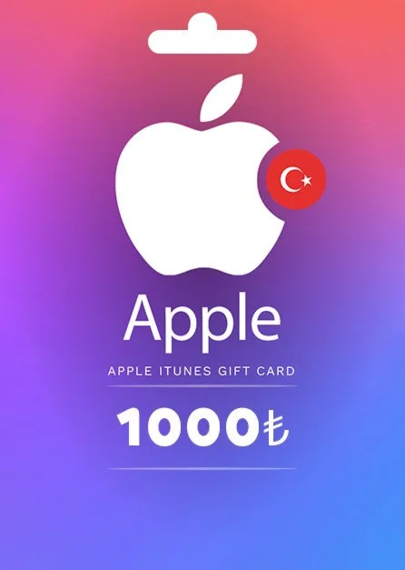 Подарочная карта Apple iTunes 1000 TRY Турция