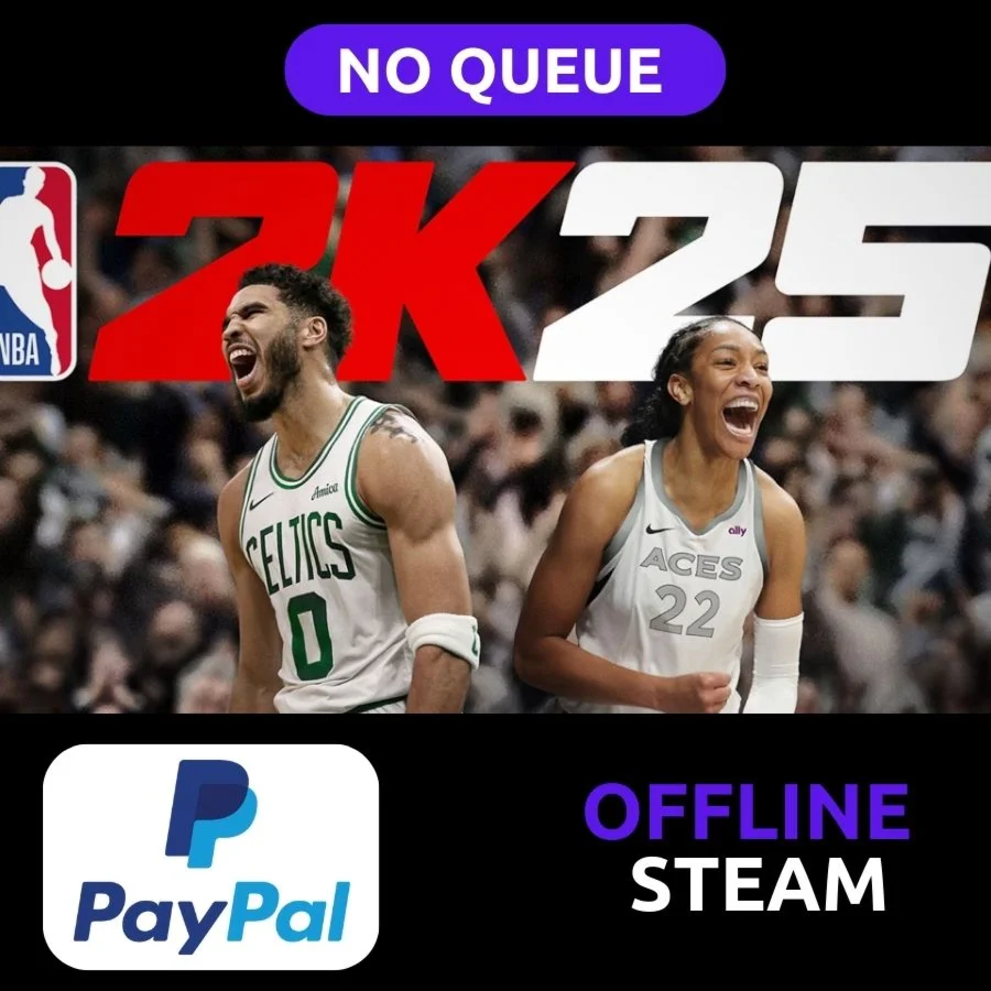 NBA 2K25 Steam Offline NO QUEUE PAYPAL