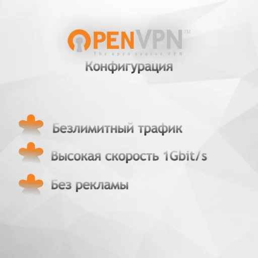 OpenVPN 1/3/6/12 Месяцев Германия Безлимитный