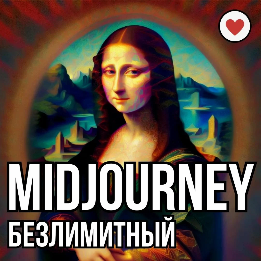 Безлимитный Midjourney 7-30 дней и подарок до 11 август