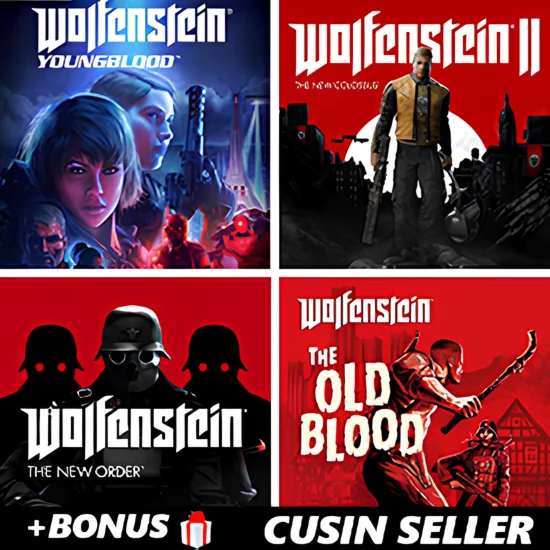 Wolfenstein 4 части + ПОДАРОК