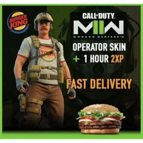 CoD: MW2 Burger Town Operator Skin / 1-Hour 2XP Boost