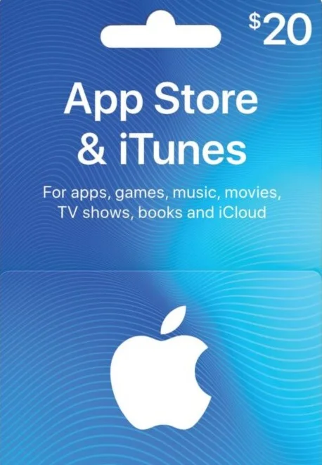 iTunes Gift Card 20 USA - без комиссии