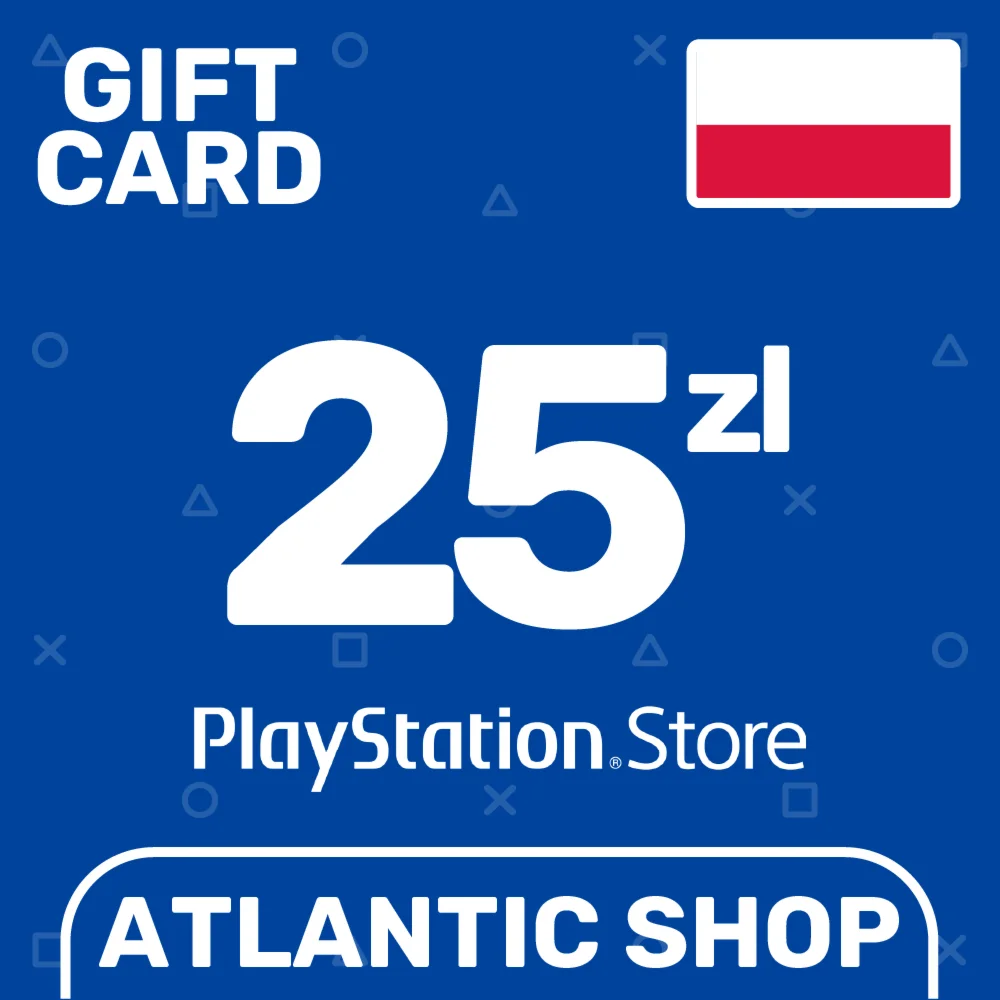 Карта Пополнения PSN 25 Злотых PLN Польша