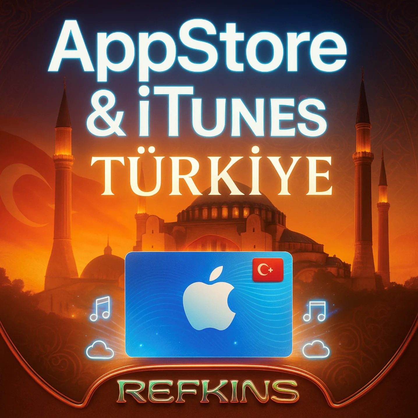 APPSTORE ITUNES ПОДАРОЧНАЯ КАРТА ТУРЦИЯ ЛИРЫ