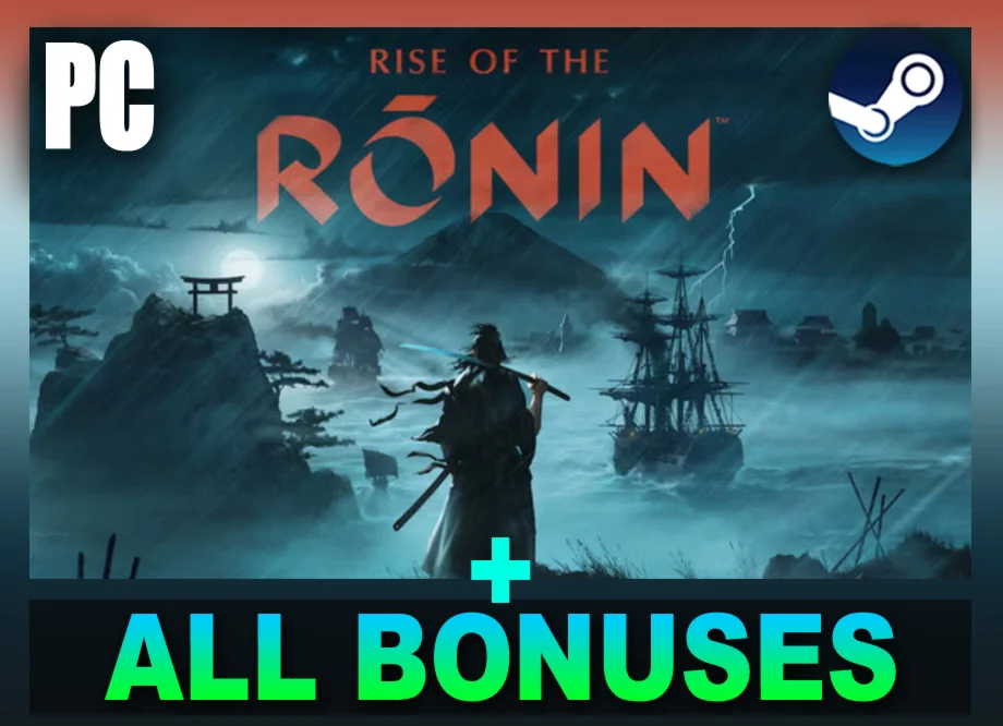 RISE OF THE RONIN + БОНУСSTEAM АККАУНТНА 90 ДНЕЙ