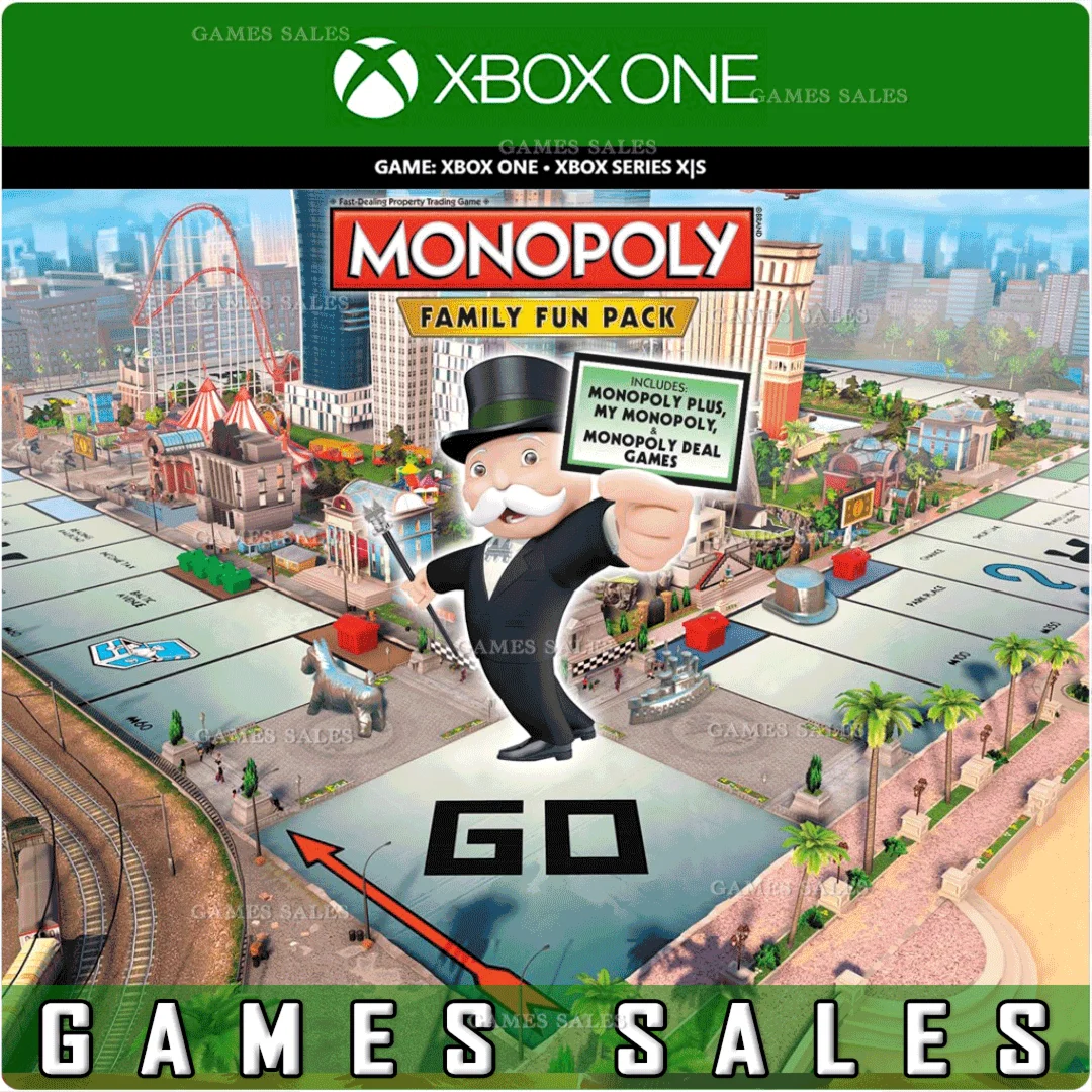MONOPOLY FAMILY FUN PACKXBOX ONEXSКЛЮЧ