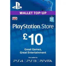 PLAYSTATION NETWORK PSN 10 GBP UK