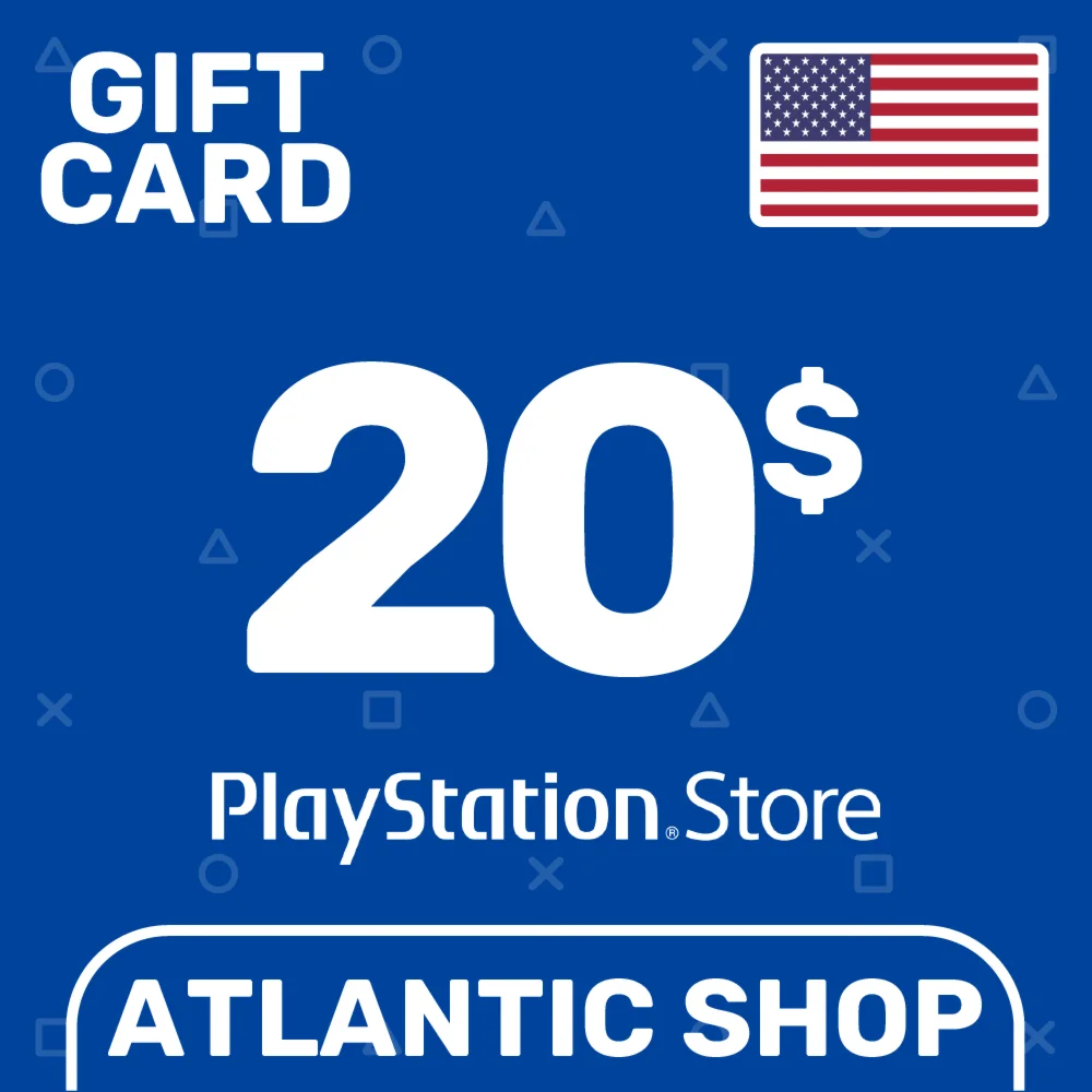 Карта Пополнения PSN 20 USD США