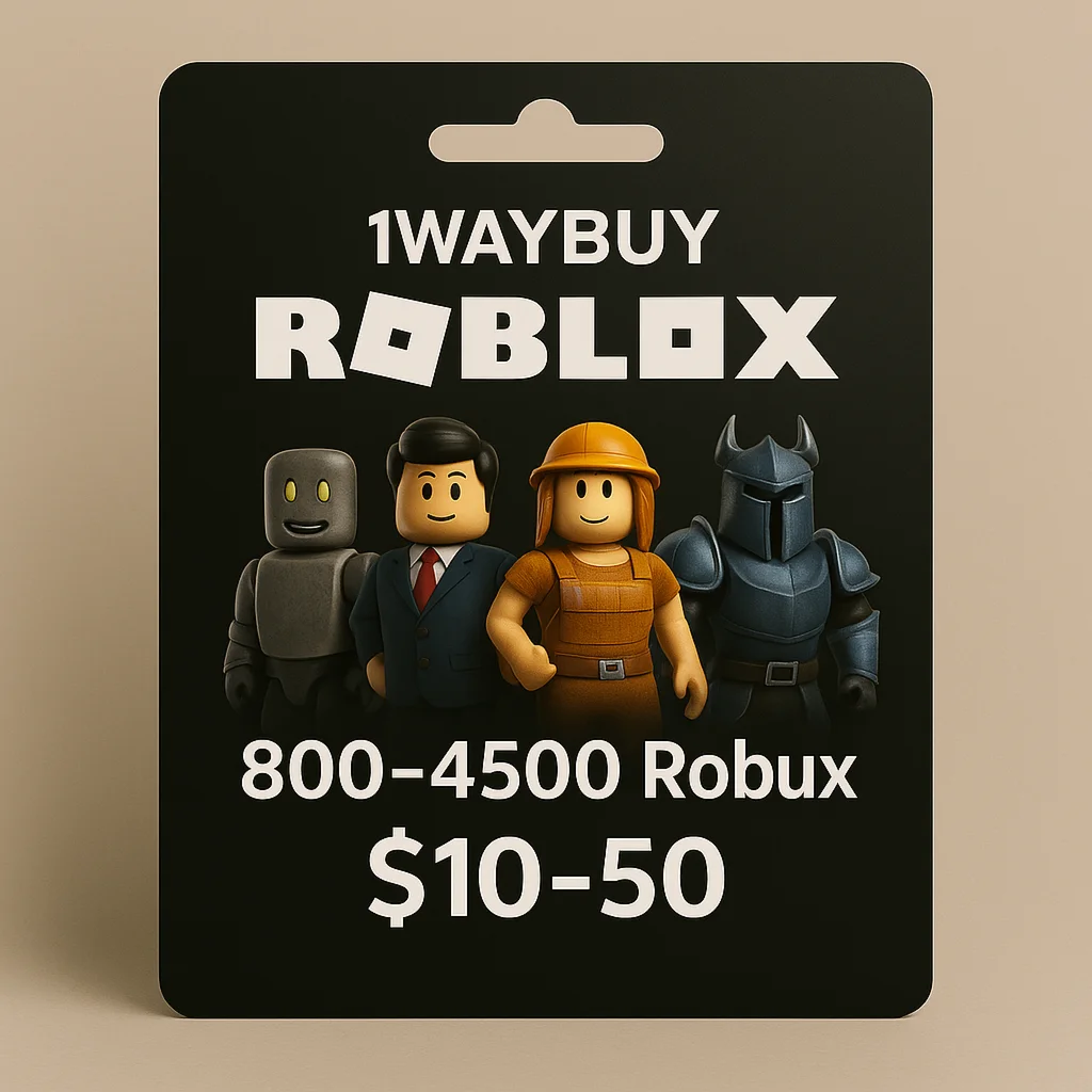 Roblox 10-15-20-25-30-40-50 USD 800 1200 1700 2200 4500