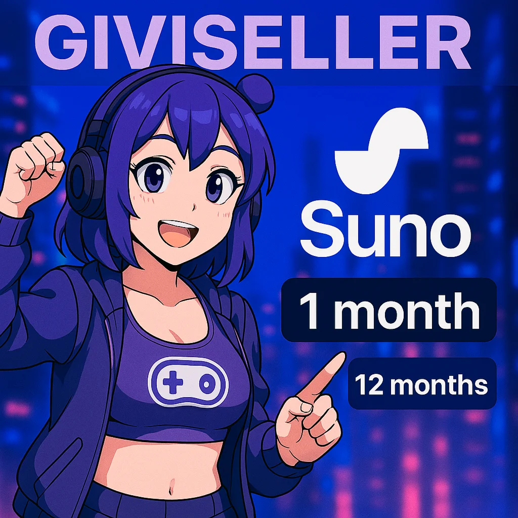 SUNO AI PRO PREMIER ПРОДЛЕНИЕ 112 МЕСЯЦЕВ
