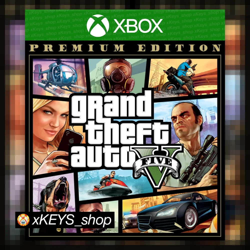 GTA 5 ГТА 5: Премиум Издание XBOX КОД КЛЮЧ