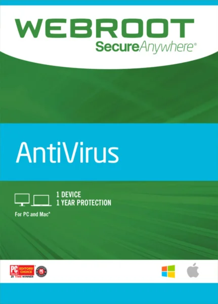 Webroot SecureAnywhere AntiVirus до 2503 2026 /1 пк