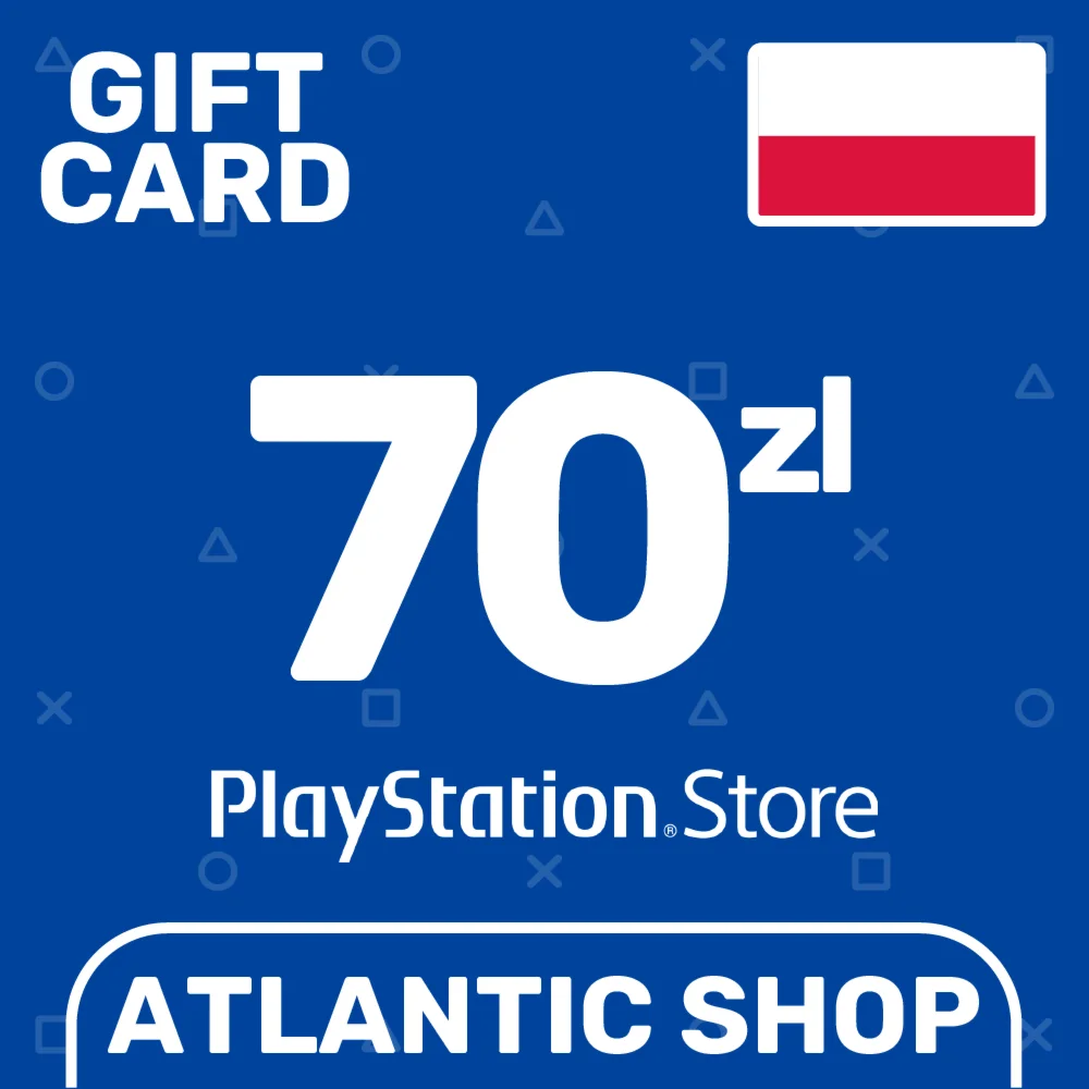 Карта Пополнения PSN 70 Злотых PLN Польша