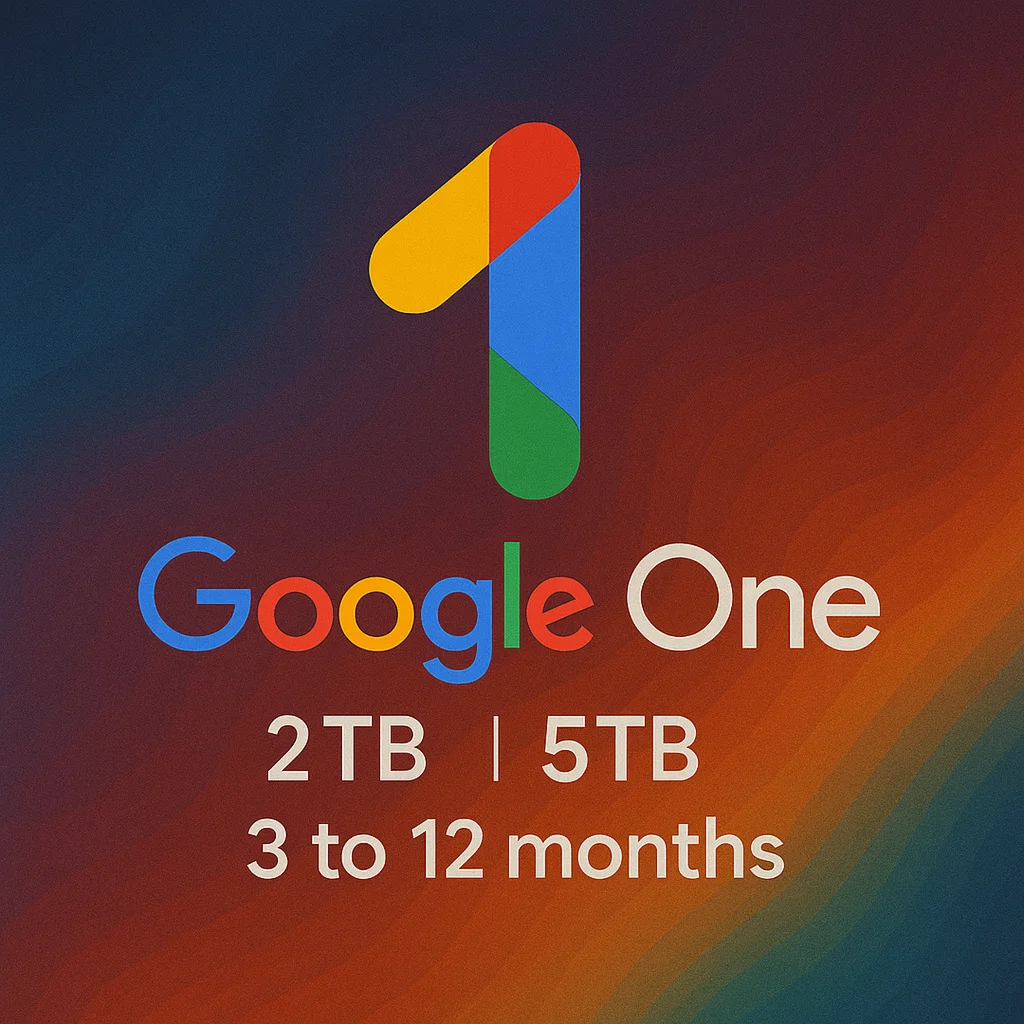 2 ТБ 5 ТБ Google One 3-12 месяцев ГАРАНТИЯ