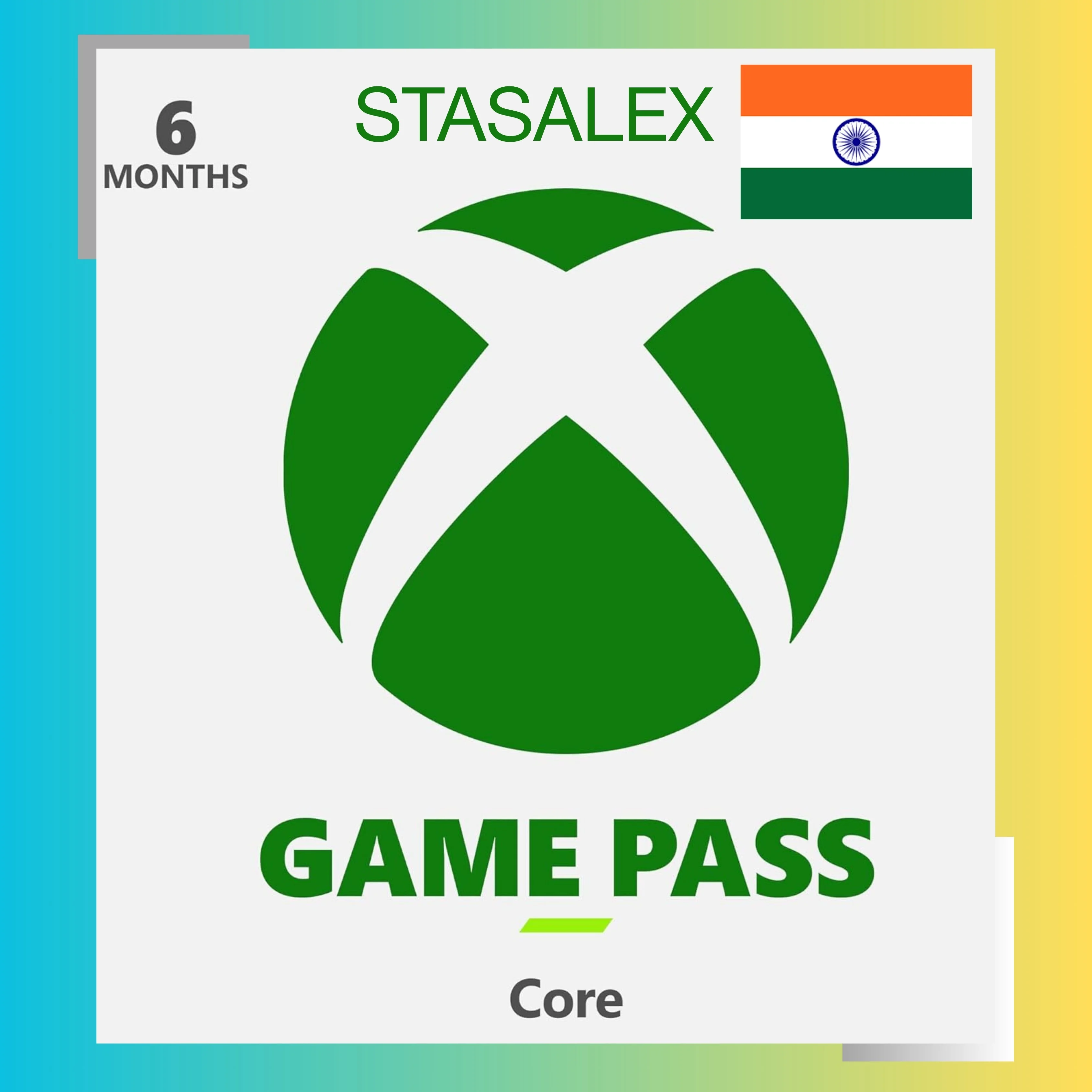 XBOX GAME PASS CORE 6 МЕСЯЦЕВКЛЮЧ ИНДИЯ