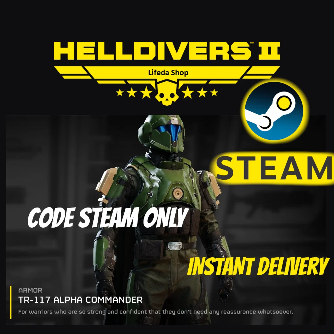 Helldivers 2STEAMВСЕ СТРАНЫTR-117 Alpha Commander