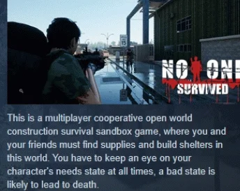 No One Survived АВТОДОСТАВКА STEAM GIFT РОССИЯ