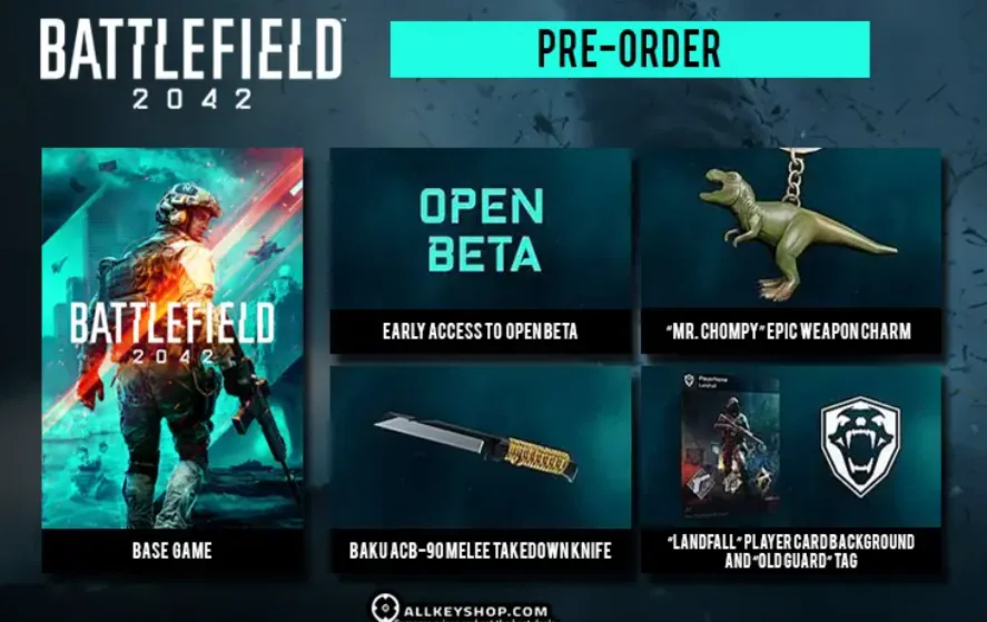 BATTLEFIELD 2042 PRE-ORDER BONUS DLC EA APP КЛЮЧ