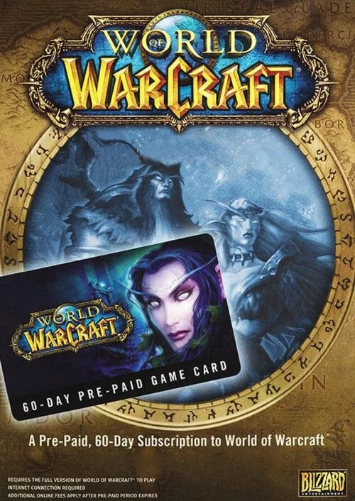 World of Warcraft 60-дневная тайм-карта США