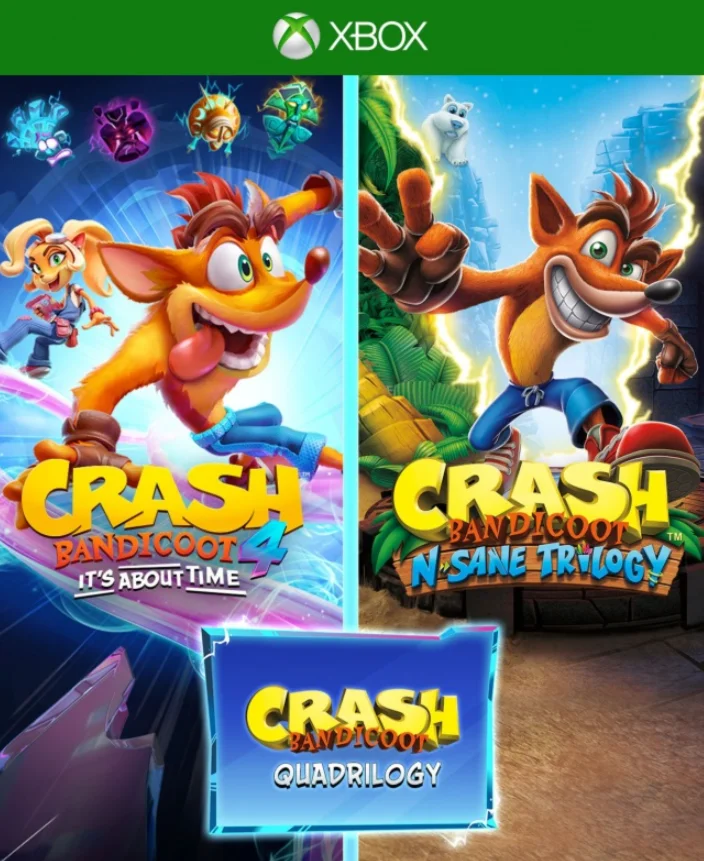 CRASH BANDICOOT - QUADRILOGY BUNDLE XBOX КЛЮЧ